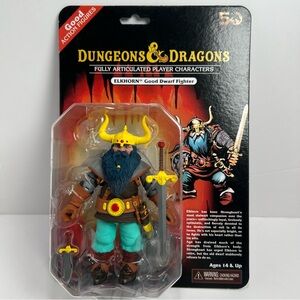 Dungeons & Dragons Elkhorn Good Dwarf Fighter NECA 50th Anniversary Figure